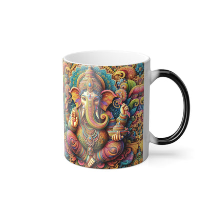 Ganesh Mug | Lord Ganesha Coffee Cup | Hindu Gift | Spiritual Mug | Meditation Tea Cup | Yoga Gift