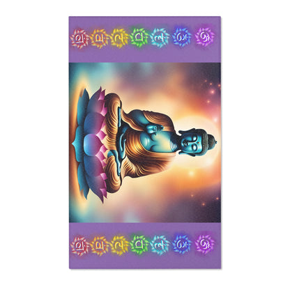 Buddha Chakra Area Rug – Sacred Lotus Meditation Mat