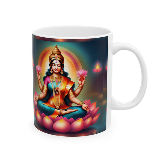 Goddess Lakshmi Mug – Abundance & Prosperity Spiritual Gift