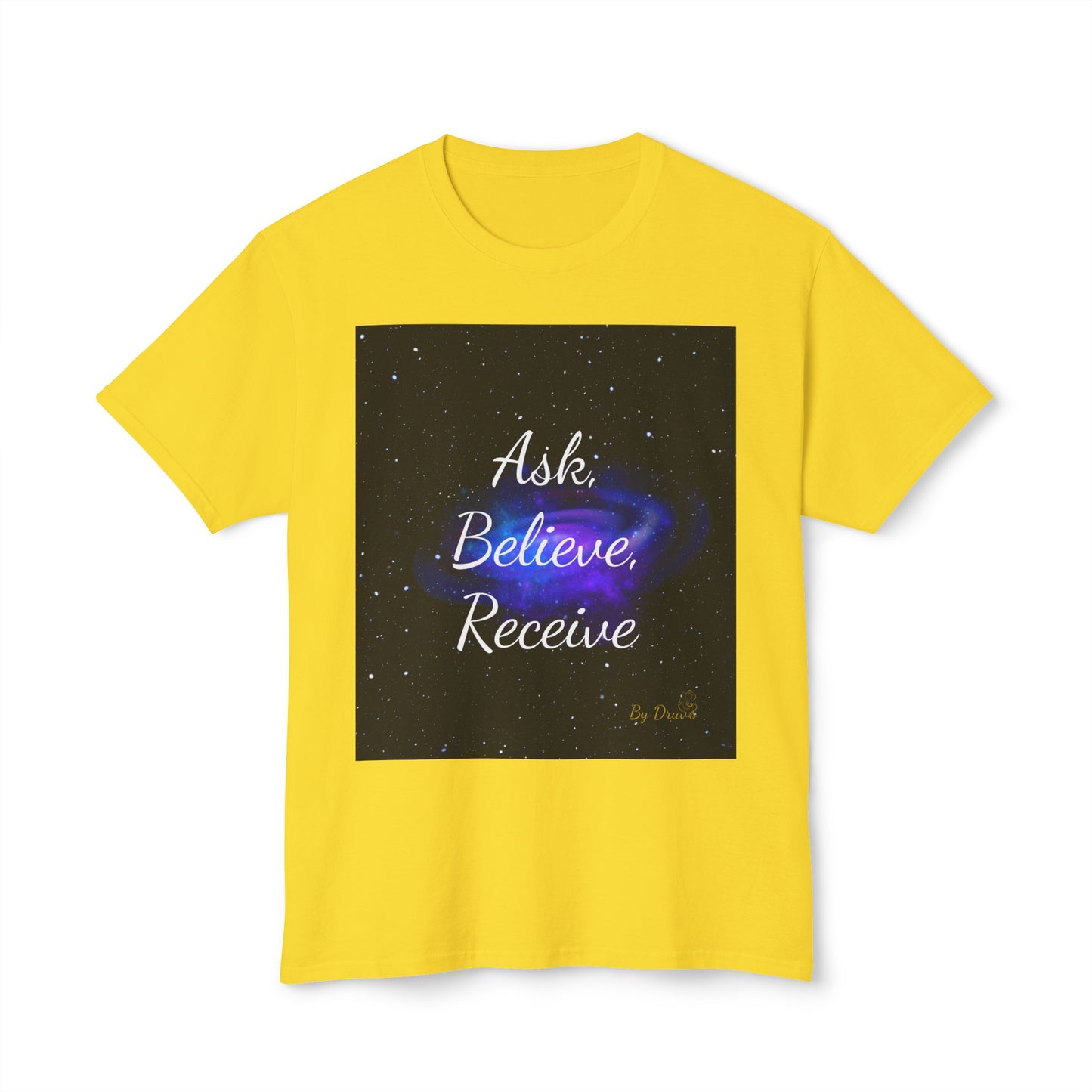 T-Shirt, Cotton, Unisex, Ask, Believe, Receive, Law of Attraction