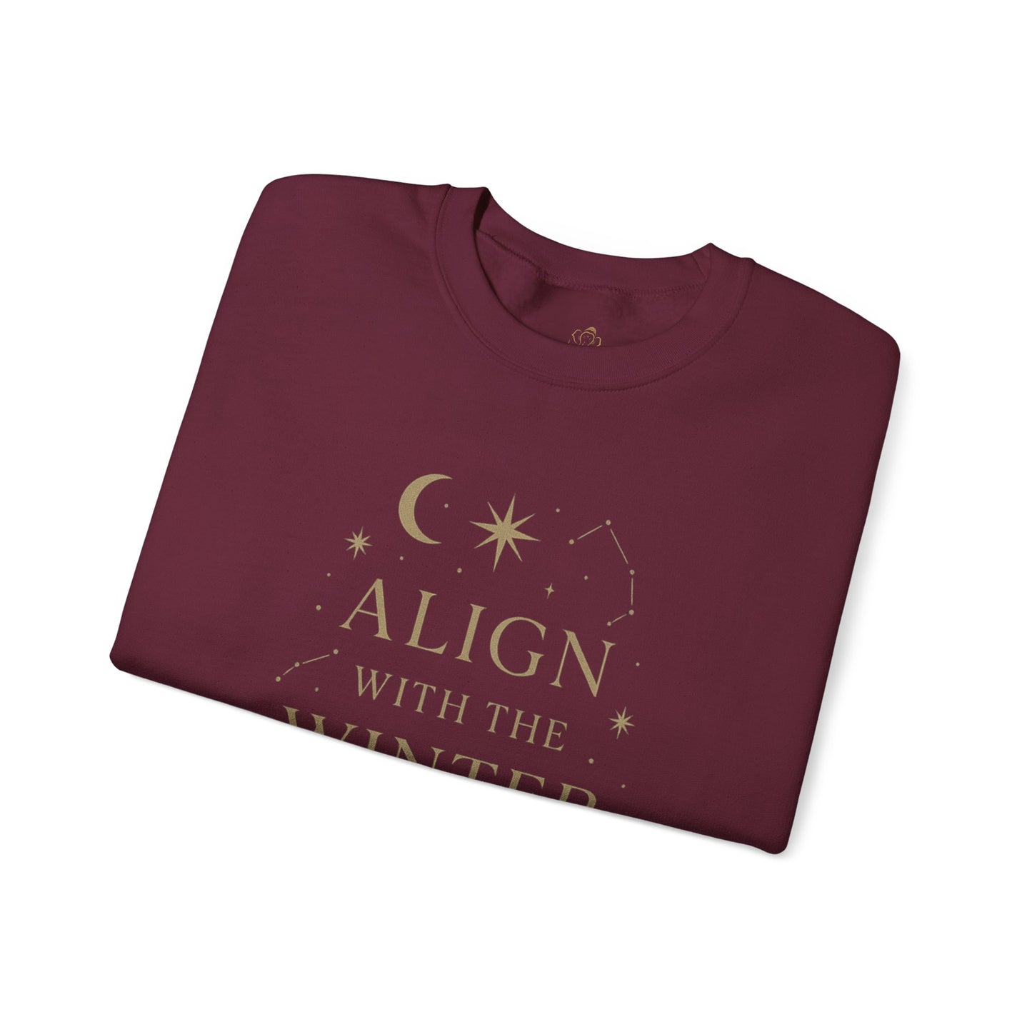 Align with the Winter Stars – Celestial Holiday Sweatshirt | Spiritual Winter Vibes