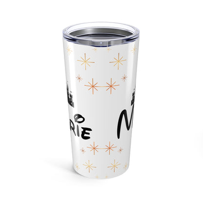 Sparkling Holiday Tumbler 20 oz - Disney Inspired Travel Personalized Mug