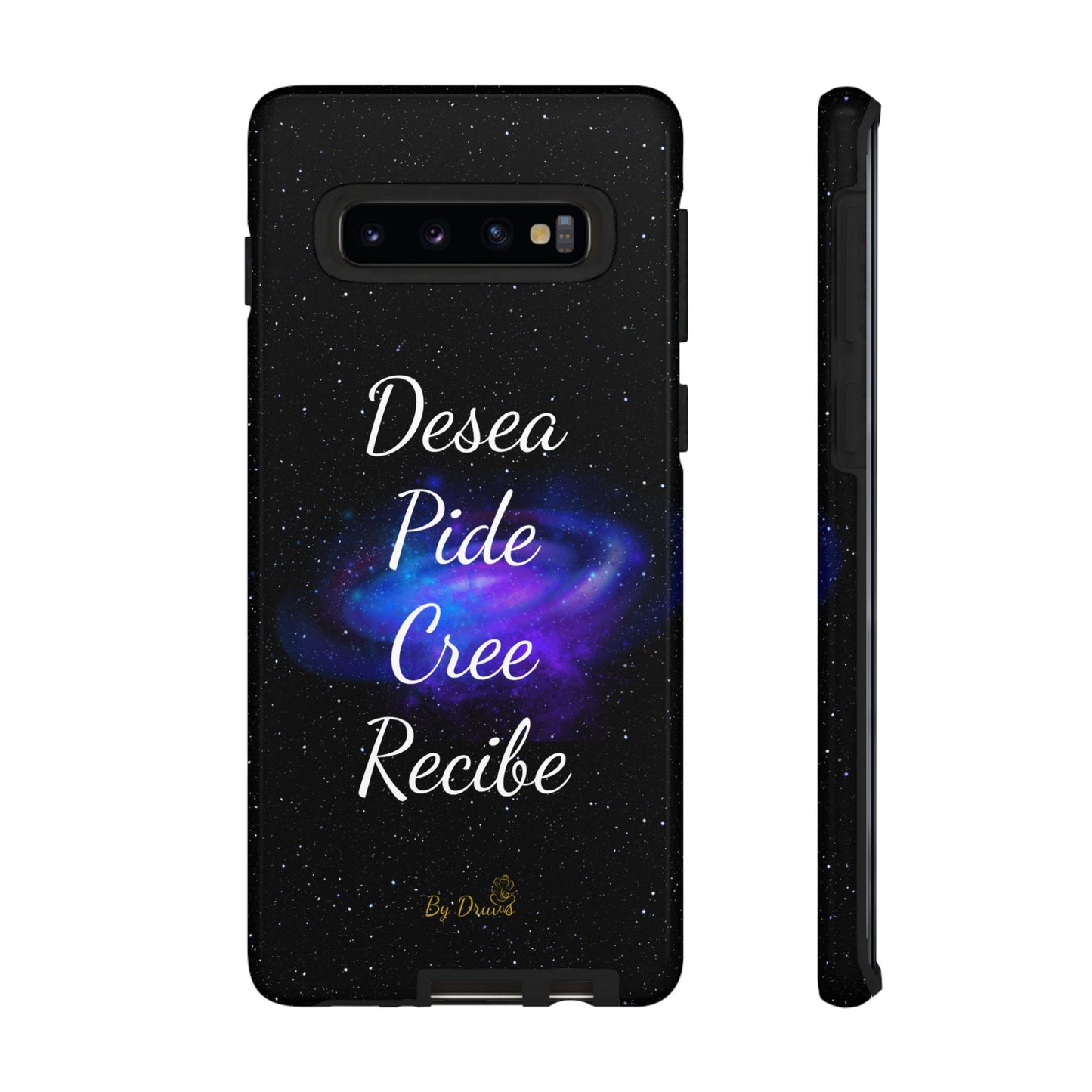 Funda para Móvil, Desea, Pide, Cree, Recibe, Ley de Atracción, Pensamiento Positivo,  iPhone, Samsung, Google Pixel, Carcasa para movil