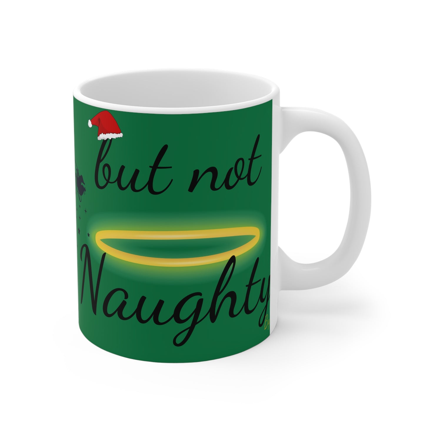 Christmas Mug - Naughty but not Naughty, Holiday Season