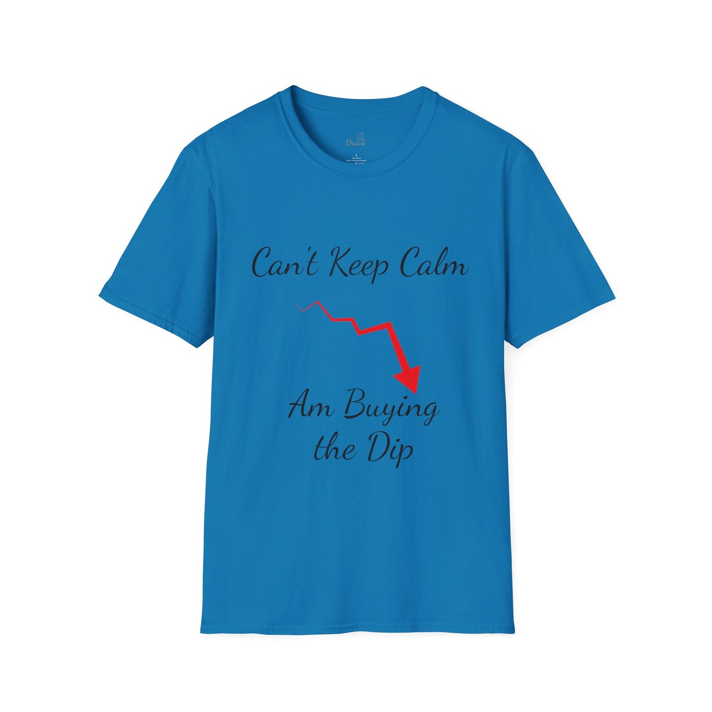 Bitcoin/Stock Investor Unisex Softstyle T-Shirt - Cant Keep calm am buying the dip