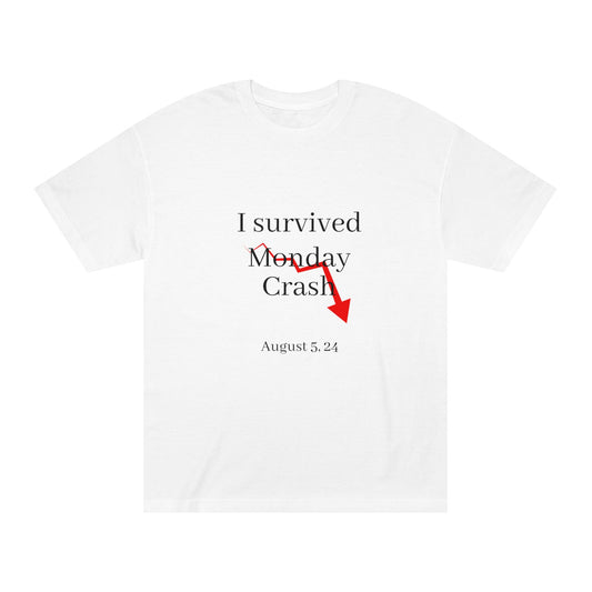 Stock Market T-Shirt - I Survived Monday Crash August 5, 2024 Unisex Tee