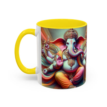 Lord Ganesha  – Spiritual Coffee Mug for New Beginnings, Prosperity & Positive Energy