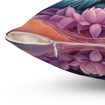 Buddha Meditation Cushion Pillow – Sacred Zen Decor by Druvs