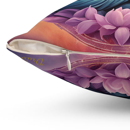 Buddha Meditation Cushion Pillow – Sacred Zen Decor by Druvs