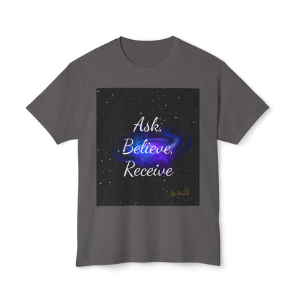 T-Shirt, Cotton, Unisex, Ask, Believe, Receive, Law of Attraction