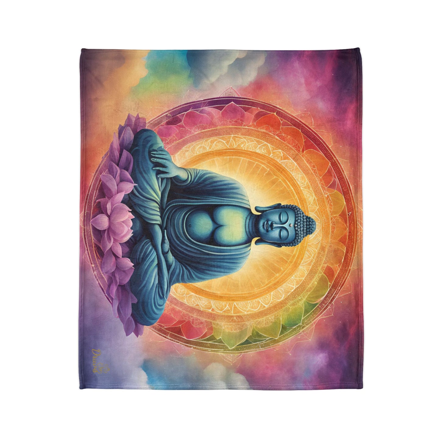 Colorful Buddha Blanket