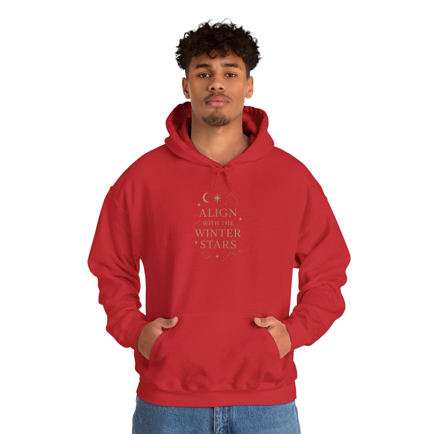 Align with the Winter Stars – Celestial Spiritual Hoodie