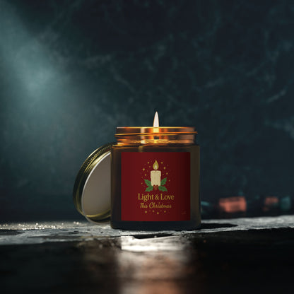 Light & Love – Christmas Edition Soy Candle (Limited Holiday Scents)