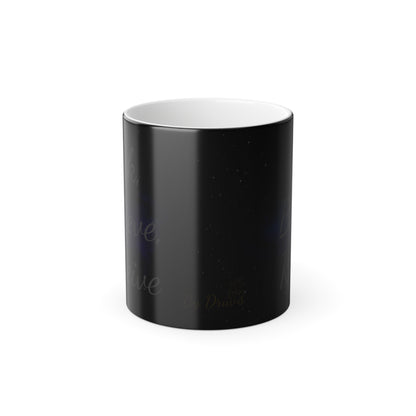 Ask. Believe. Receive. Color-Changing Magic Mug – Cosmic Morphing Affirmation Cup