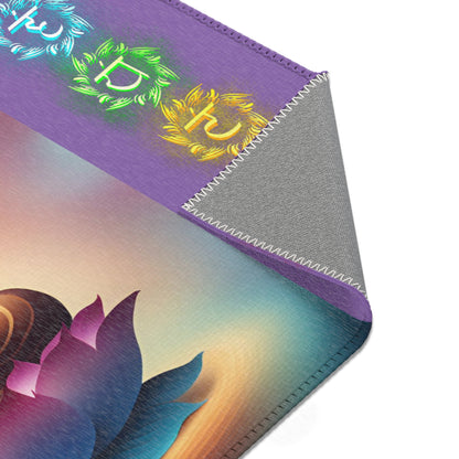 Buddha Chakra Area Rug – Sacred Lotus Meditation Mat
