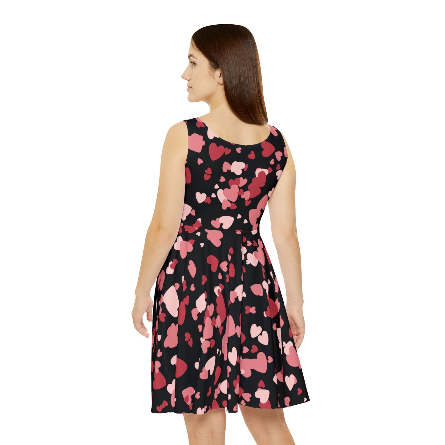 Black Heart Dress - Valentines Day, Casual Wear