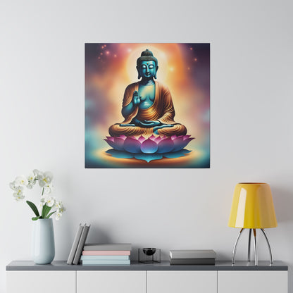 Buddha Canvas - Zen Space, Office Room, Peaceful, Gift Idea