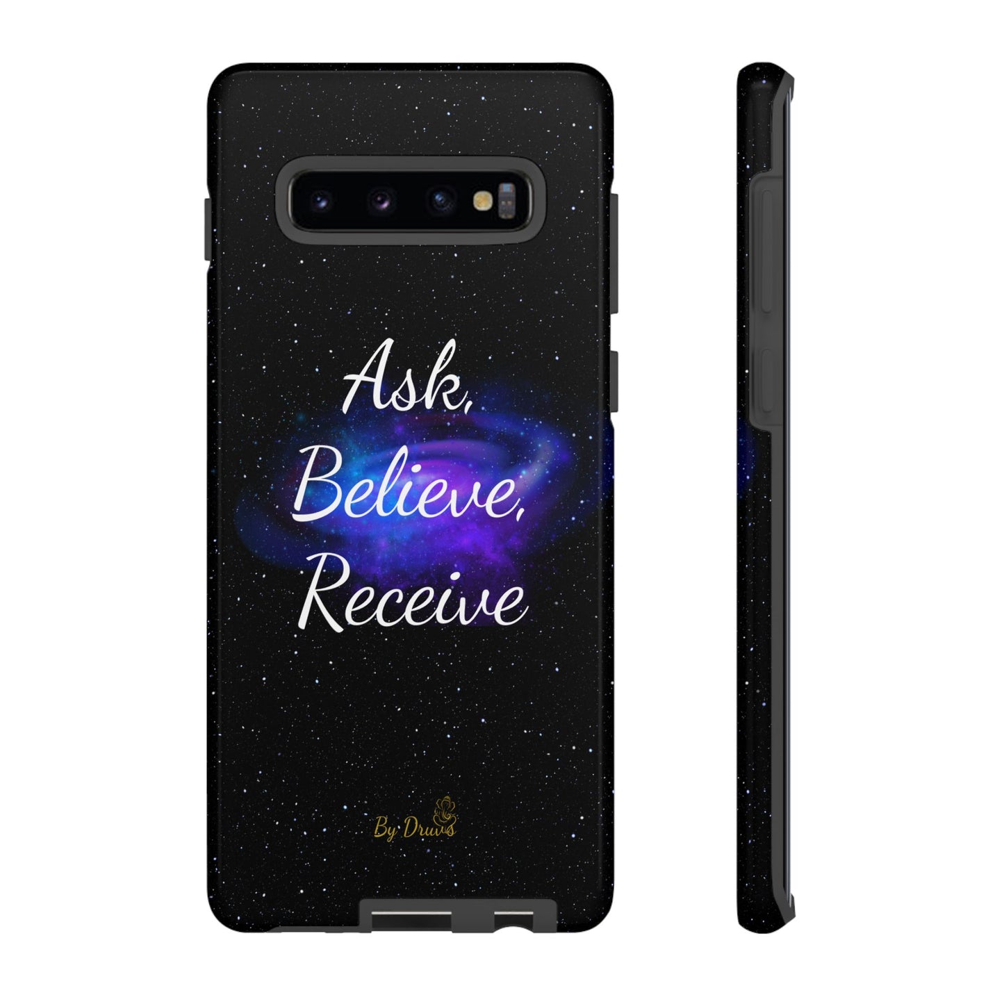 Phone Case - Ask, Believe, Receive, Law of Attraction, Positive Thinking,  iPhone, Samsung, Google Pixel, iPhone 16