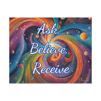 Ask. Believe. Receive. Cosmic Puzzle – Law of Attraction Jigsaw for Manifestation Lovers