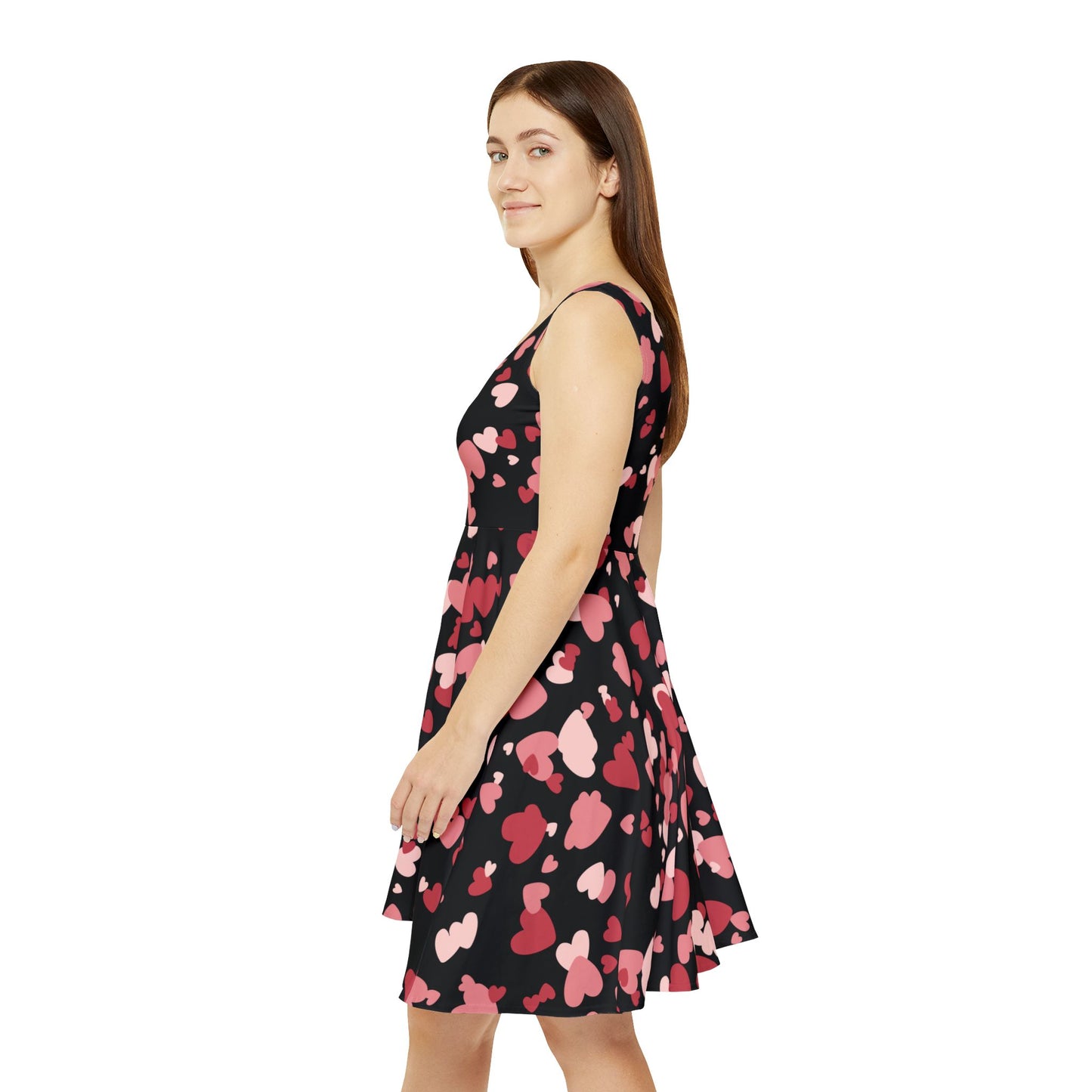 Black Heart Dress - Valentines Day, Casual Wear