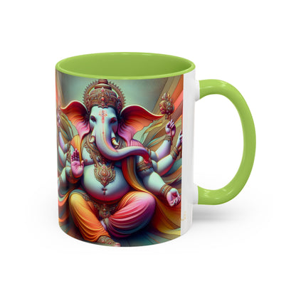 Lord Ganesha  – Spiritual Coffee Mug for New Beginnings, Prosperity & Positive Energy