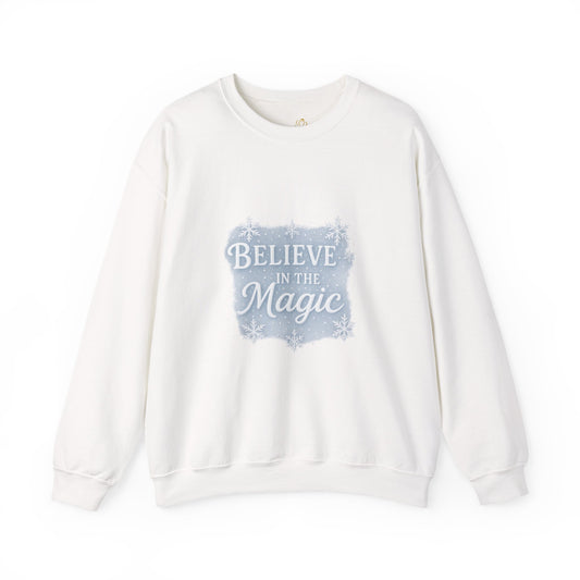 Believe in the Magic Winter Sweatshirt – Unisex Cozy Christmas Crewneck