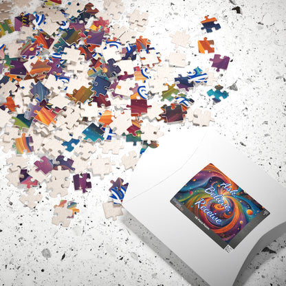 Ask. Believe. Receive. Cosmic Puzzle – Law of Attraction Jigsaw for Manifestation Lovers