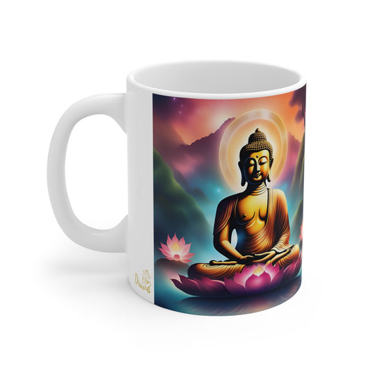 Buddha Mug, Zen, Coffee Mug, Tea Mug, Gift