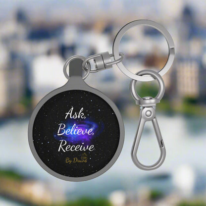 Keyring Tag - Ask Believe Receive, Law of attraction