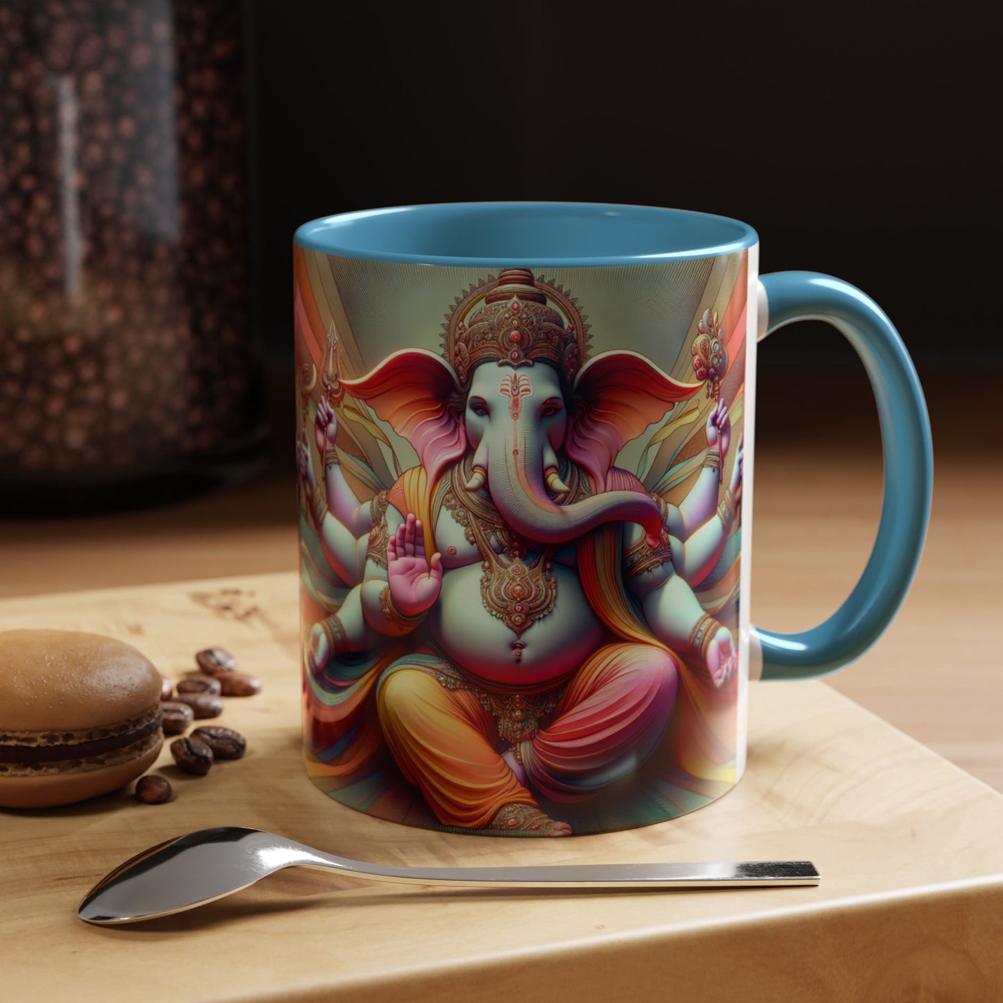Lord Ganesha  – Spiritual Coffee Mug for New Beginnings, Prosperity & Positive Energy
