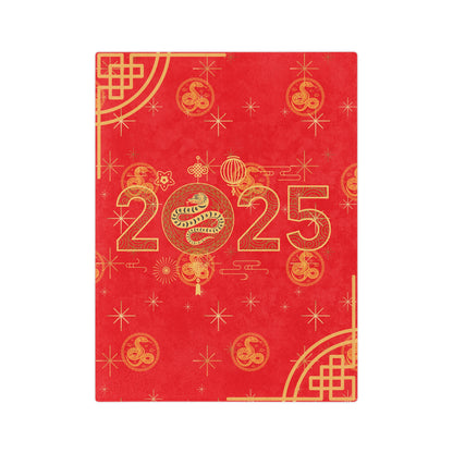 Year of Snake Chinese New Year Red Blanket Blanket