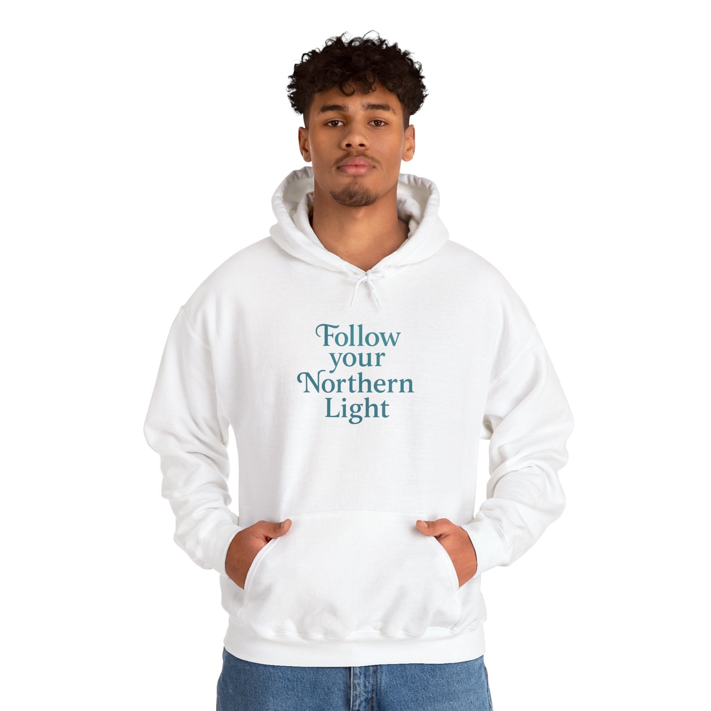 Follow Your Northern Light – Inspirational Winter Hoodie