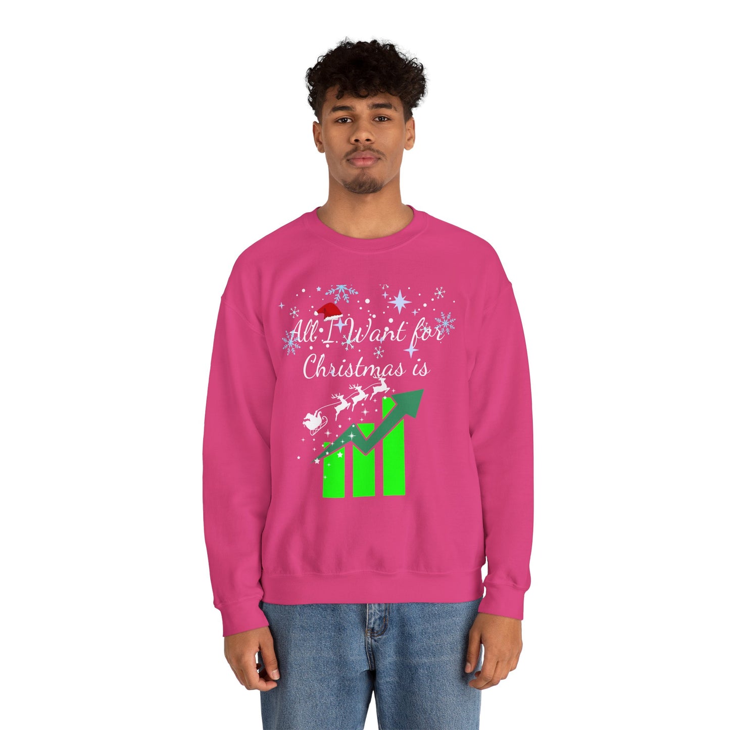 Christmas Santa Rally Sweatshirt, Stock market, Bullish