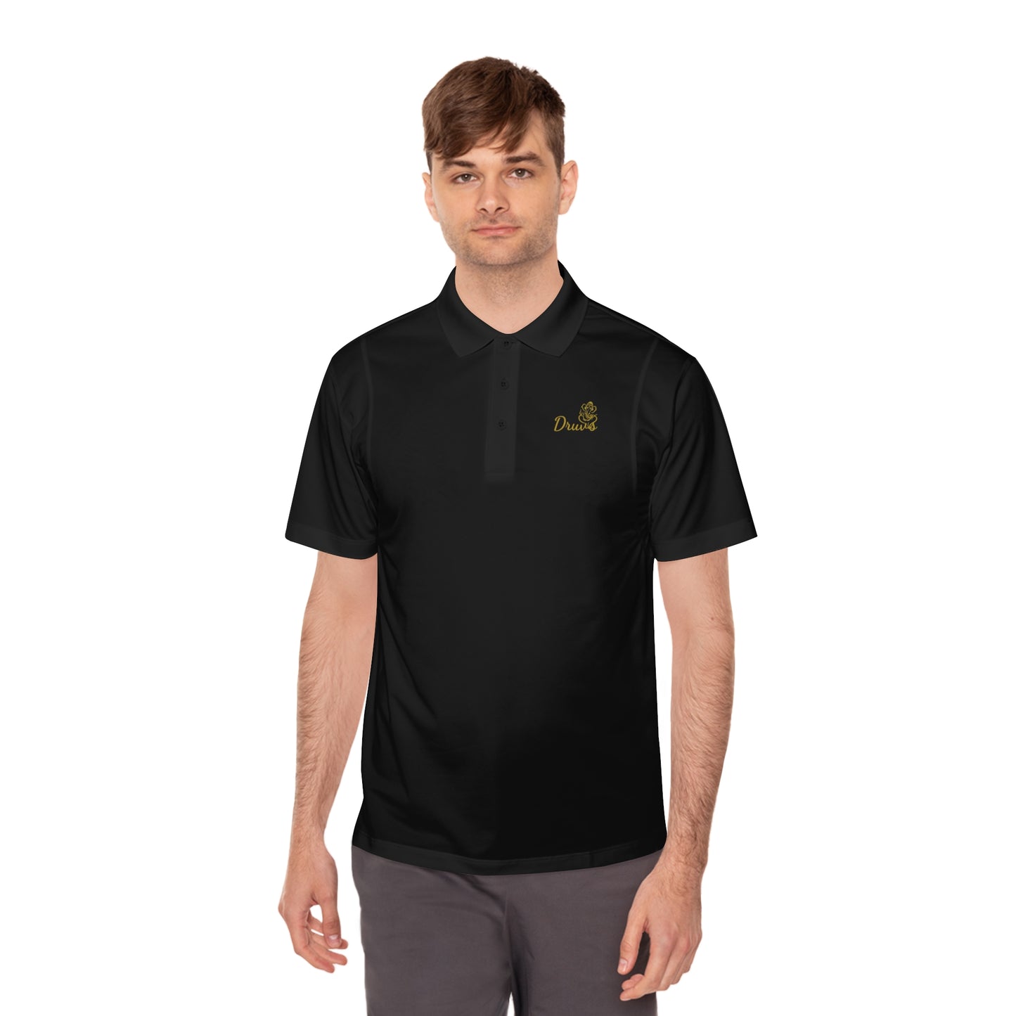 Druvs Premium Polo Shirt – Classic Embroidered Logo, Unisex Fit (Multiple Colors)