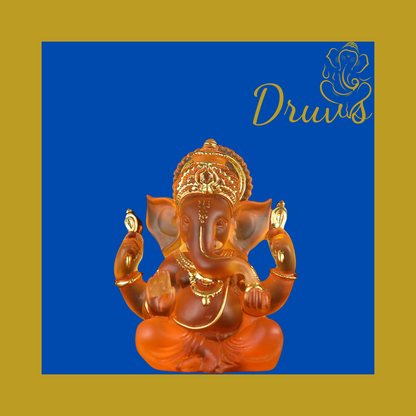 Small Ganesh Colored Glaze