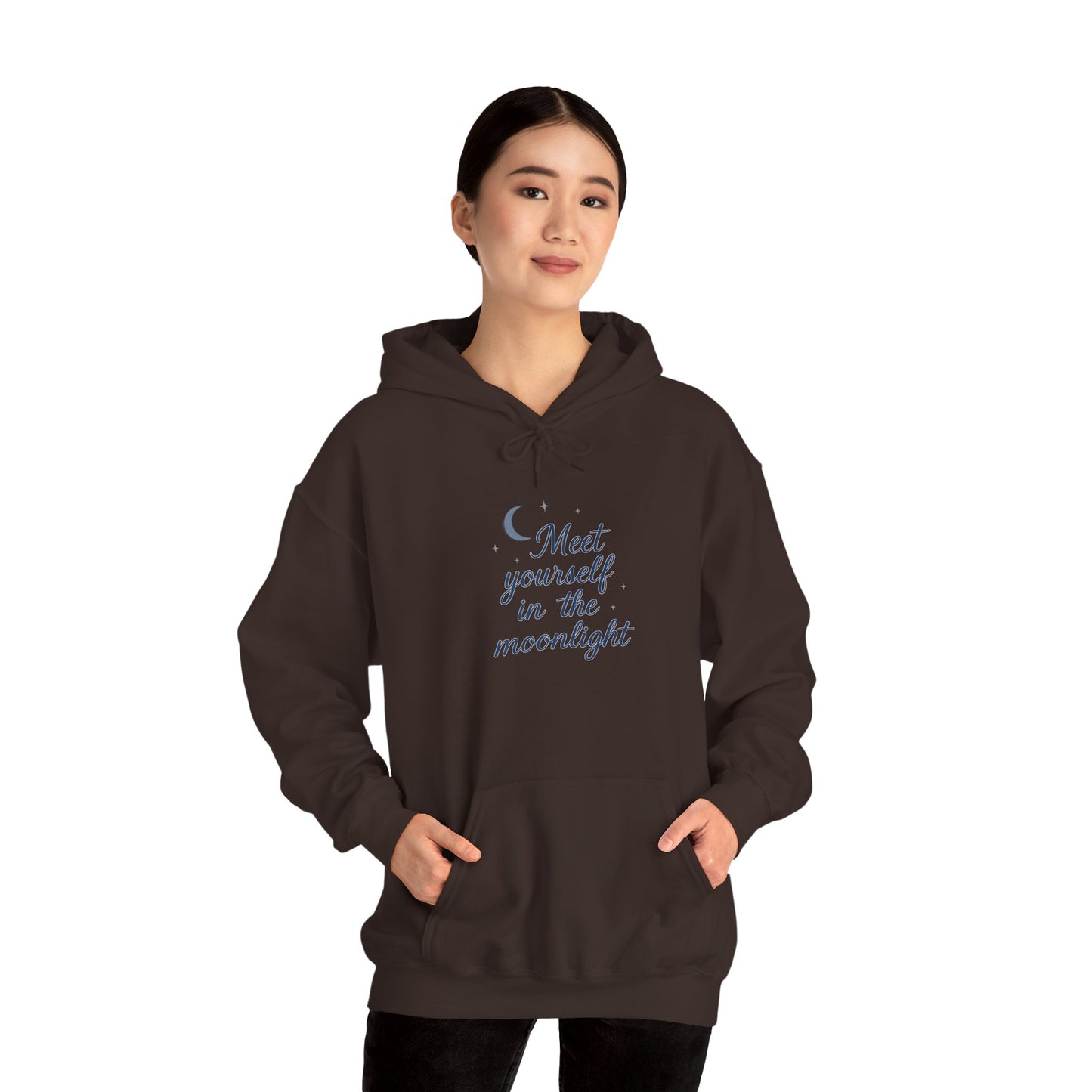 Meet Yourself in the Moonlight – Spiritual Moon Hoodie