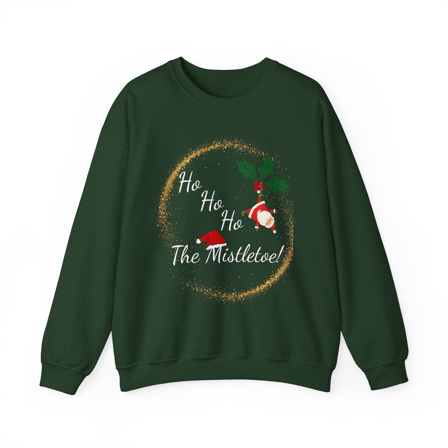 Christmas Sweatshirt, Unisex Sweater, Holiday Season, Mistletoe Sweatshirt, Ugly Christmas Sweater, Winter Season, Ho Ho Ho, Mistletoe