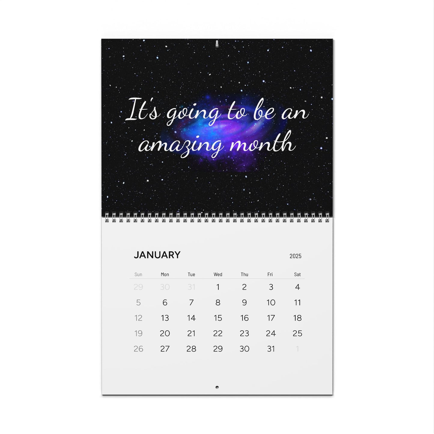 Wall Calendar - Law of Attraction Positive Quotes 2025