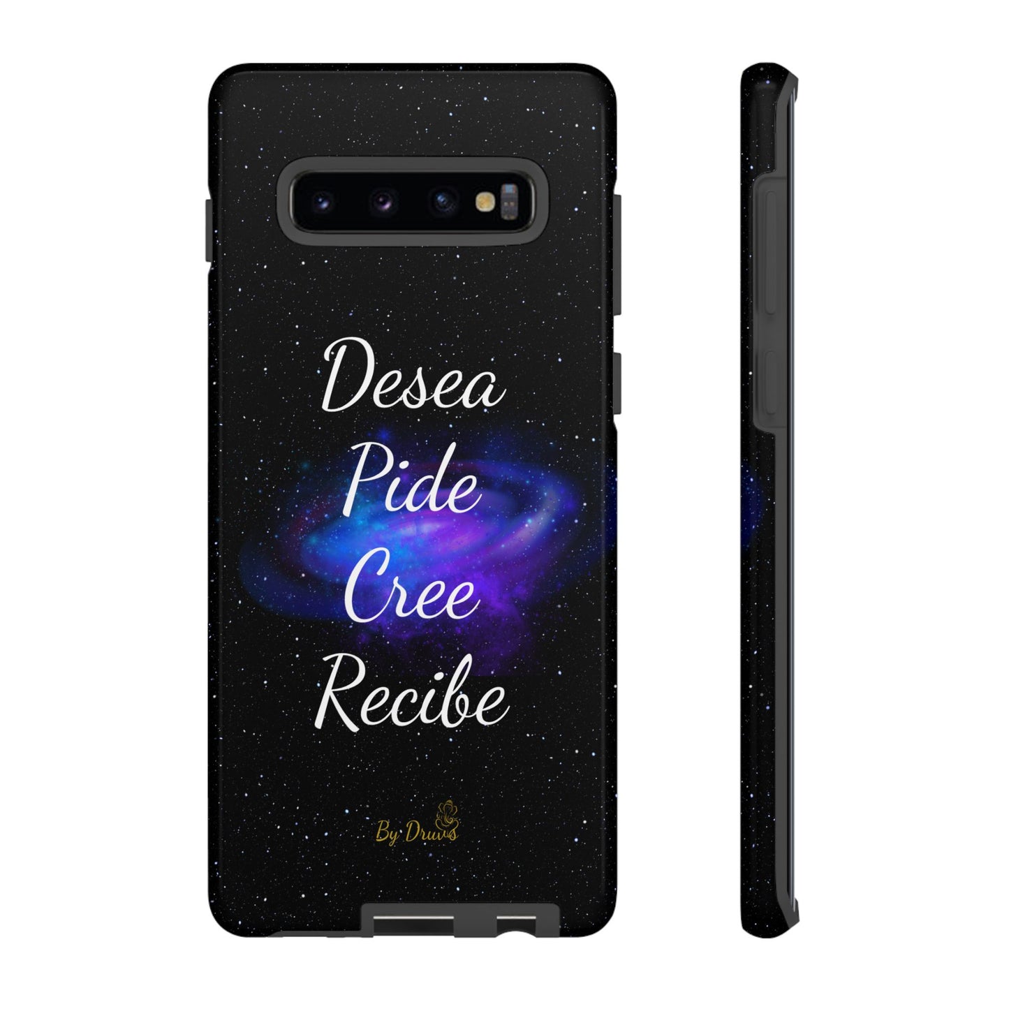 Funda para Móvil, Desea, Pide, Cree, Recibe, Ley de Atracción, Pensamiento Positivo,  iPhone, Samsung, Google Pixel, Carcasa para movil