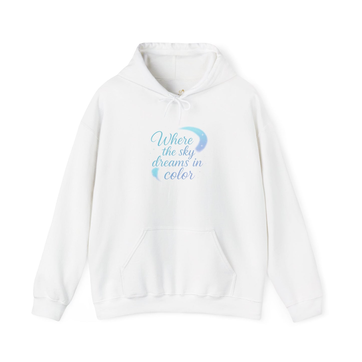 Where the Sky Dreams in Color – Cosmic Moon Hoodie