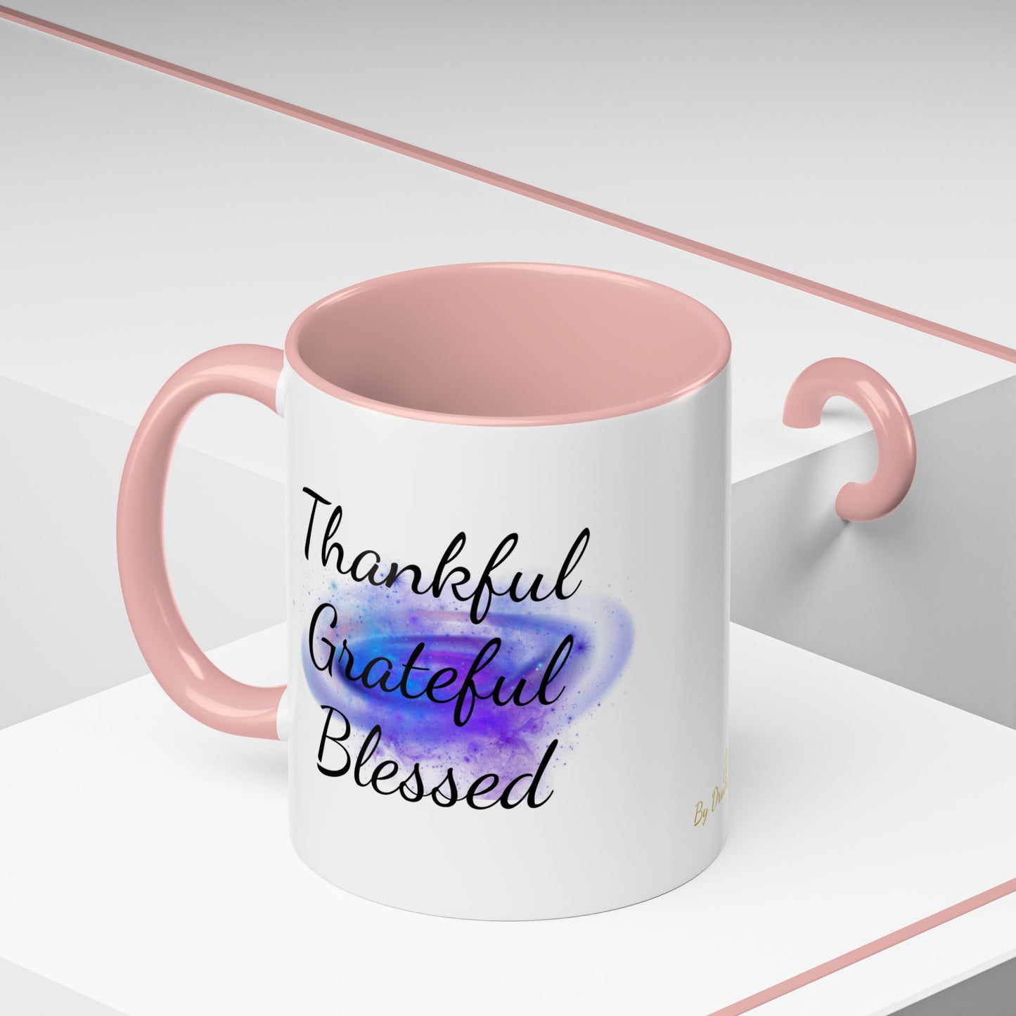 Two Tone Inspirational Mug, Gratitude Mug - Druvs