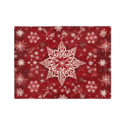 Velveteen Blanket Snowflake Star