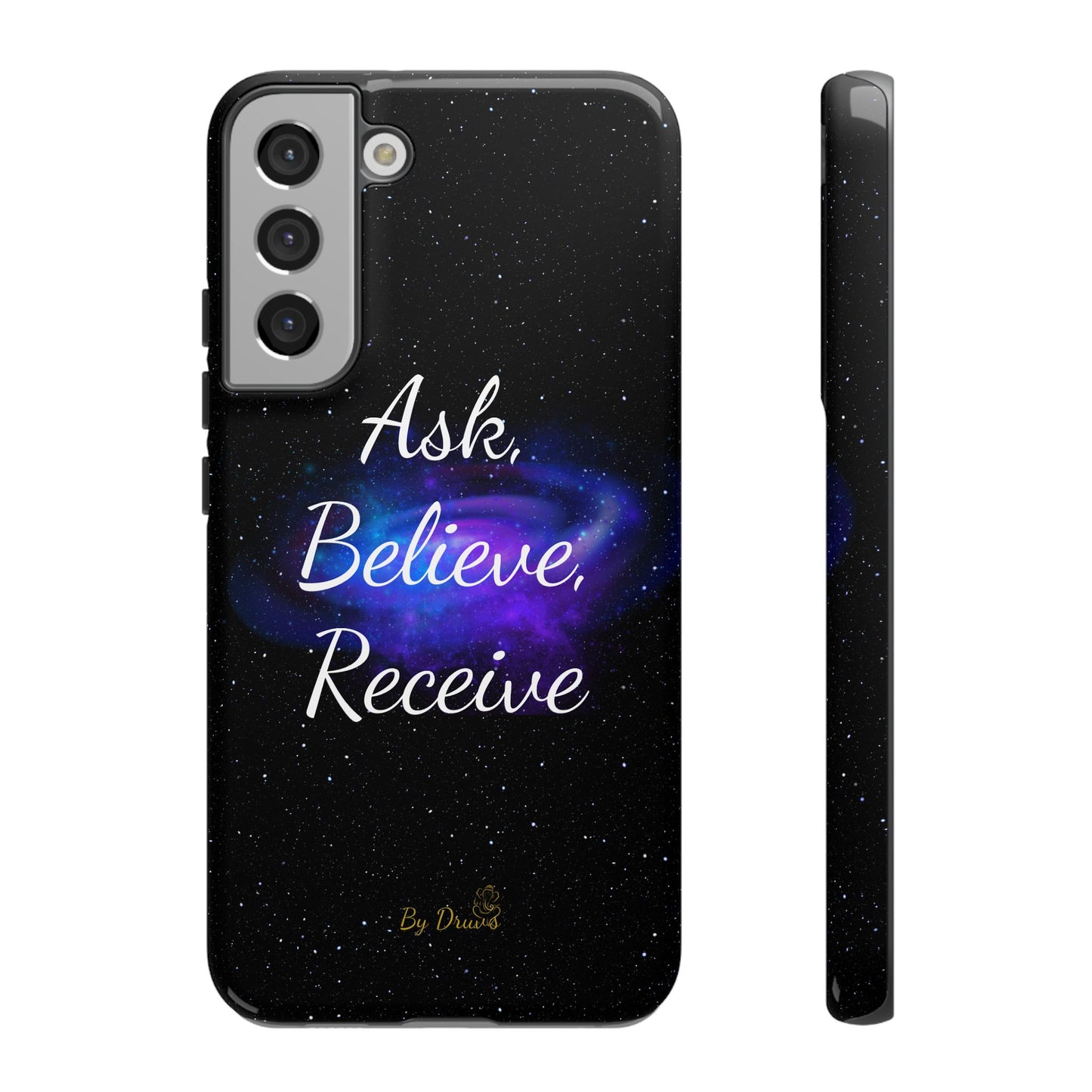 Phone Case - Ask, Believe, Receive, Law of Attraction, Positive Thinking,  iPhone, Samsung, Google Pixel, iPhone 16