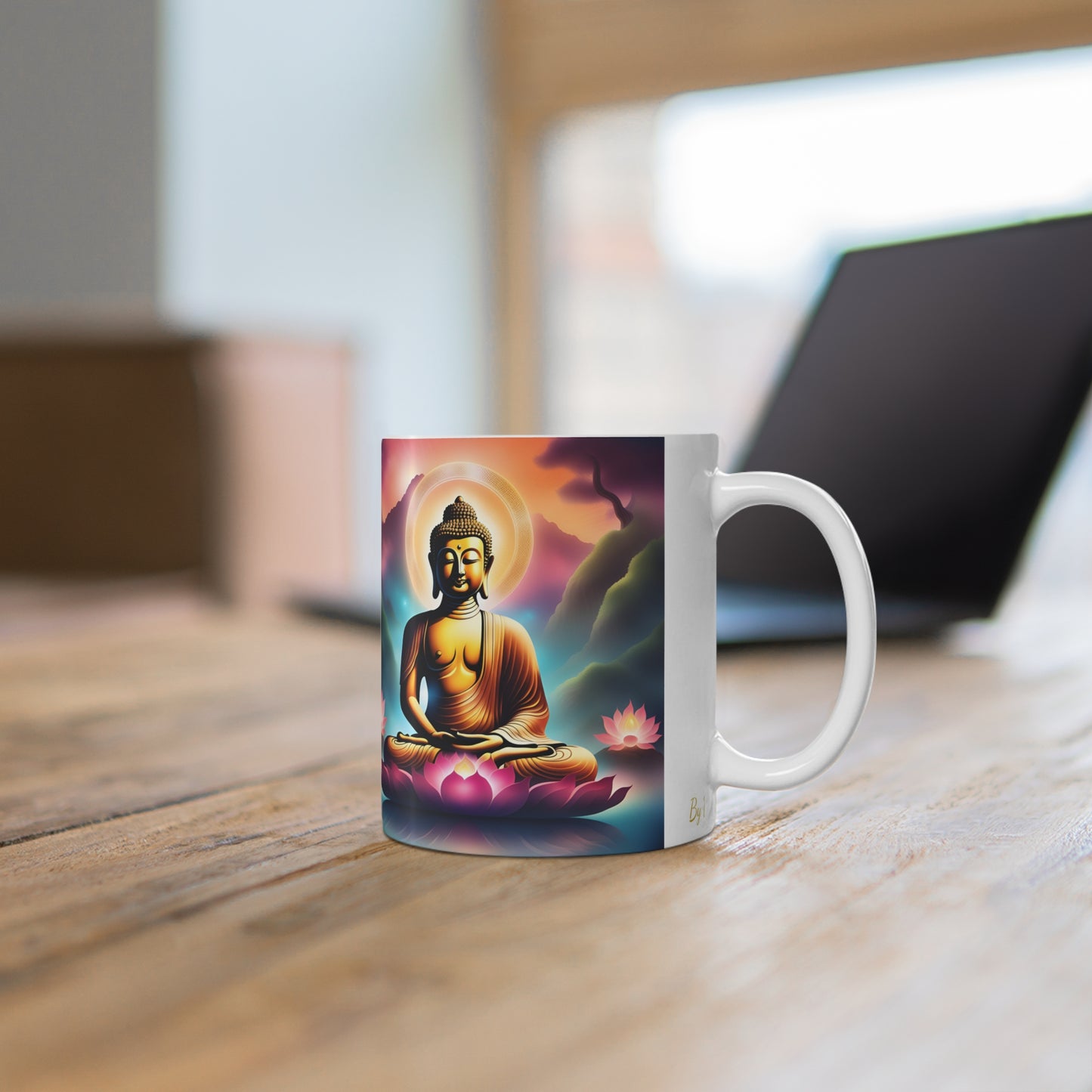 Buddha Mug, Zen, Coffee Mug, Tea Mug, Gift