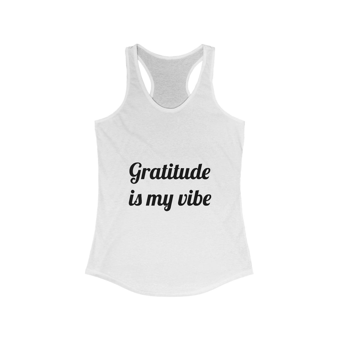 “Gratitude is My Vibe” Tank Top – Affirm It in Style