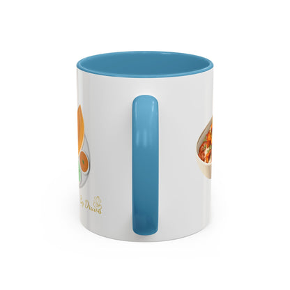 Chai, Paneer & Dosa Two-Tone Mug – By Druvs
