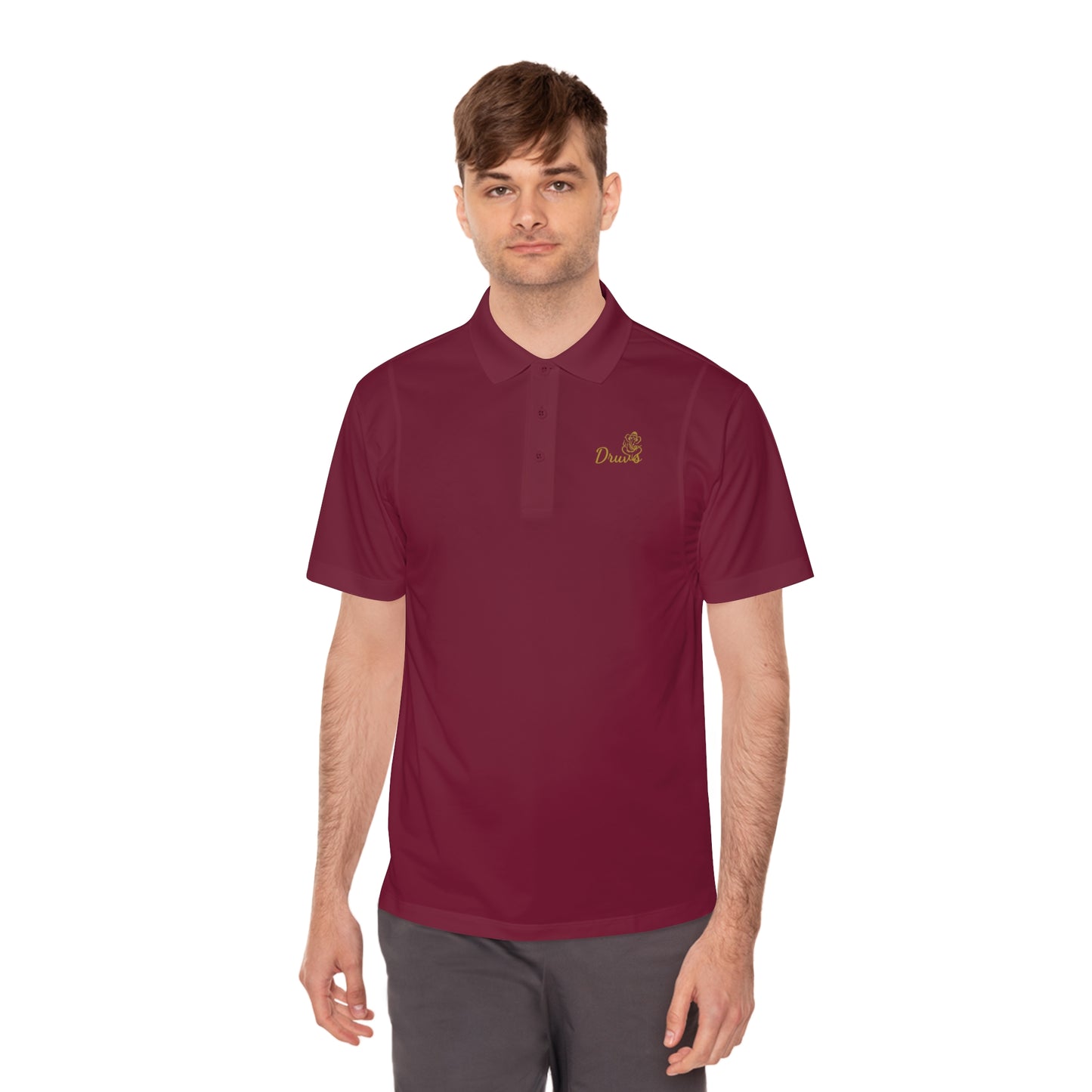 Druvs Premium Polo Shirt – Classic Embroidered Logo, Unisex Fit (Multiple Colors)