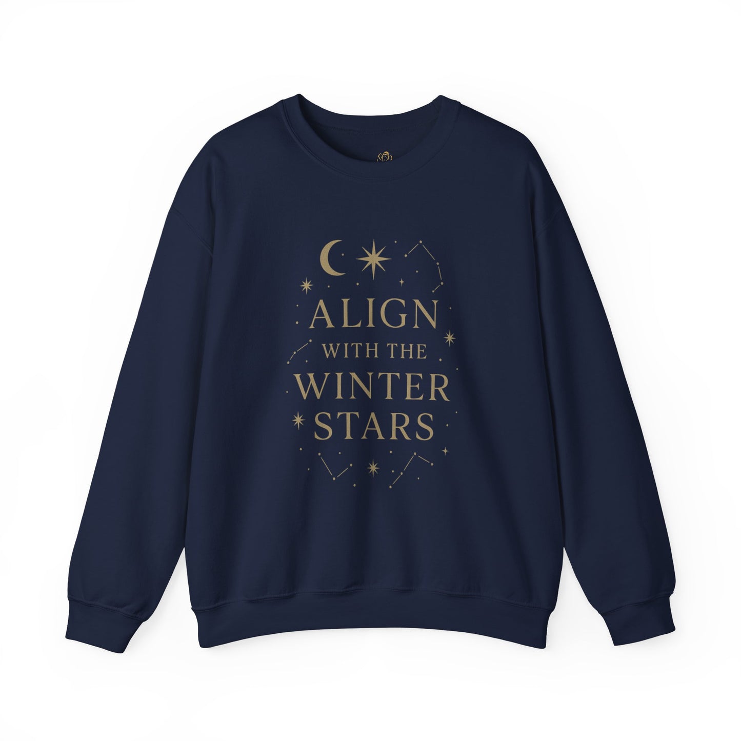 Align with the Winter Stars – Celestial Holiday Sweatshirt | Spiritual Winter Vibes