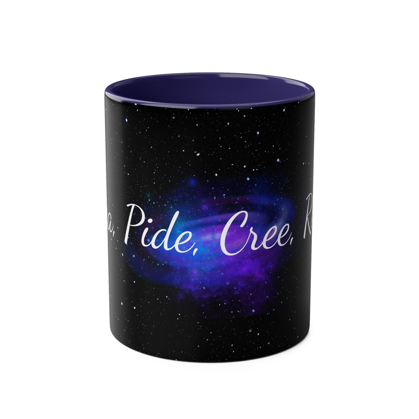 Elegante taza   "Desea, Pide, Cree, Recibe", afirmación de la ley de la atracción, ideas de regalos, frases inspiradoras.