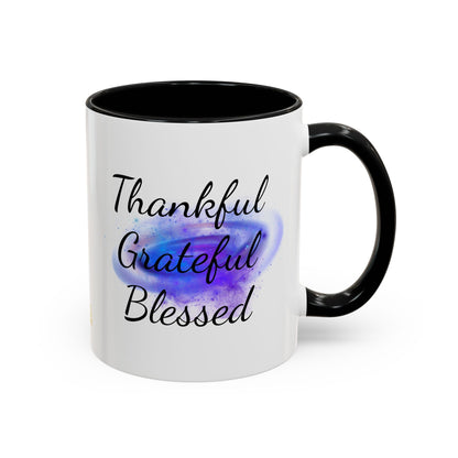 Two Tone Inspirational Mug, Gratitude Mug - Druvs